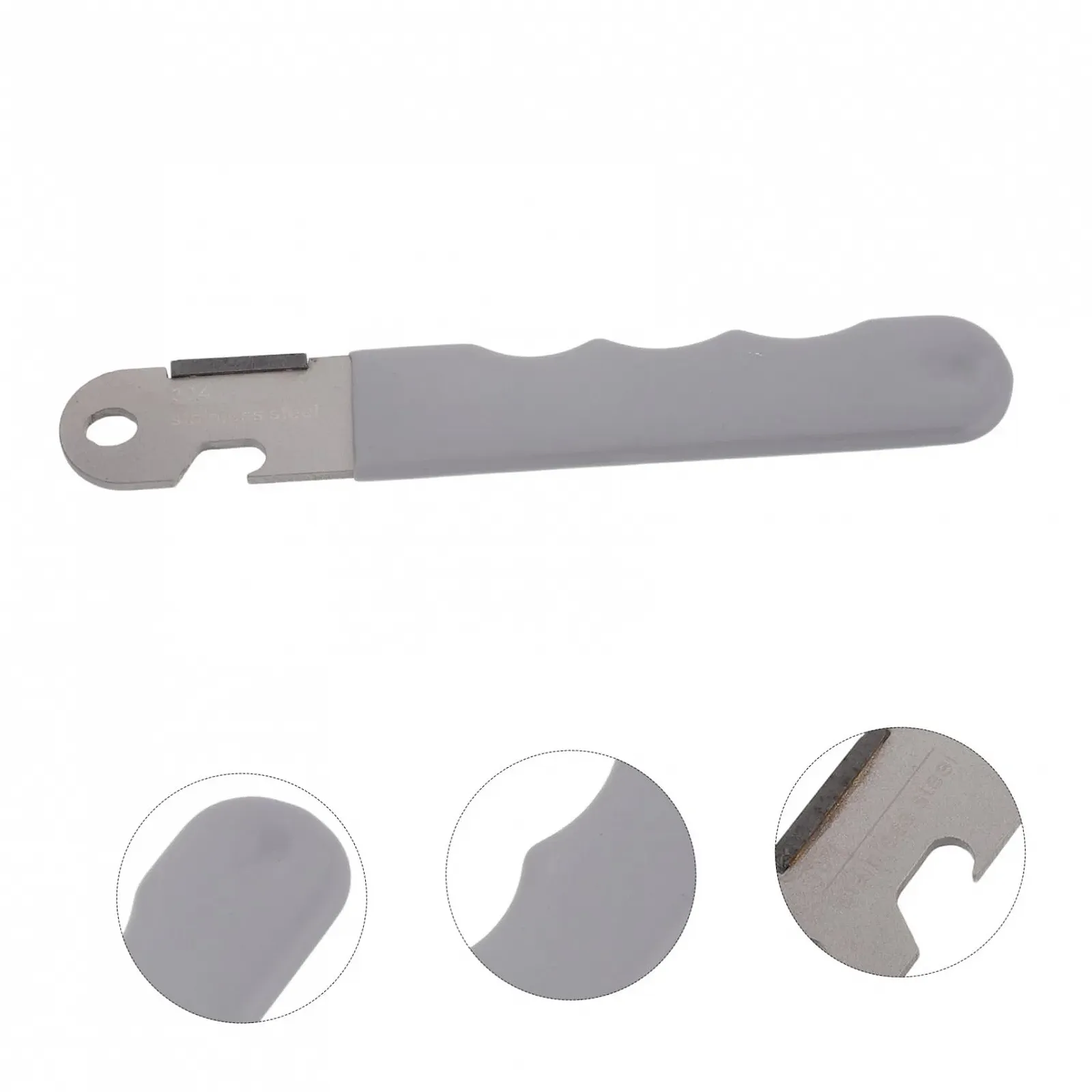 Ручна точилка для ножів та ножиць портативне з нержавіючої сталі сріблясте, фото №8