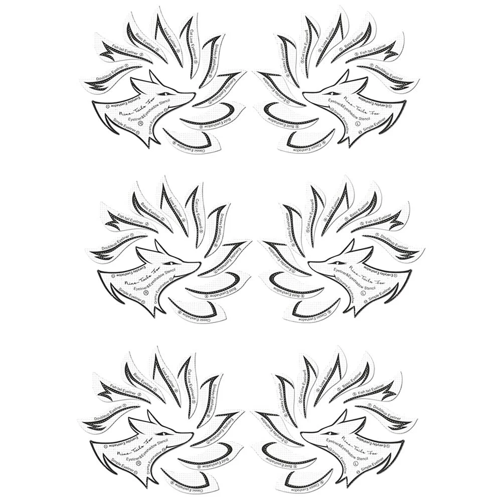 Набір трафаретів для макіяжу очей ikasus., фото №1