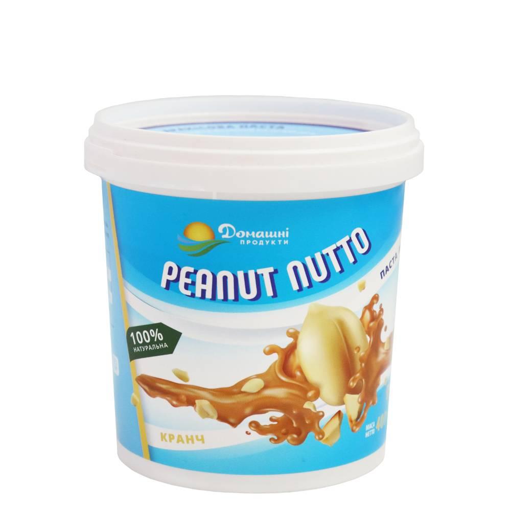 Арахисовая паста с кусочками арахиса Домашние продукты 400 г 4820186120684, фото №1 Арахисовая паста с кусочками арахиса Домашние продукты 400 г 4820186120684, фото №1