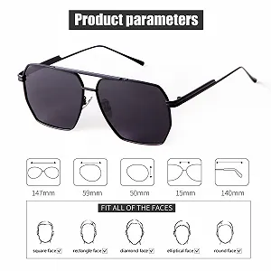 Солнцезащитные очки Квадратные Поляризованные ADEWU Retro Oversized UV400 Металл цена на synthetic.ua - Фото 1 Солнцезащитные очки Квадратные Поляризованные ADEWU Retro Oversized UV400 Металл synthetic.ua - Фото 1