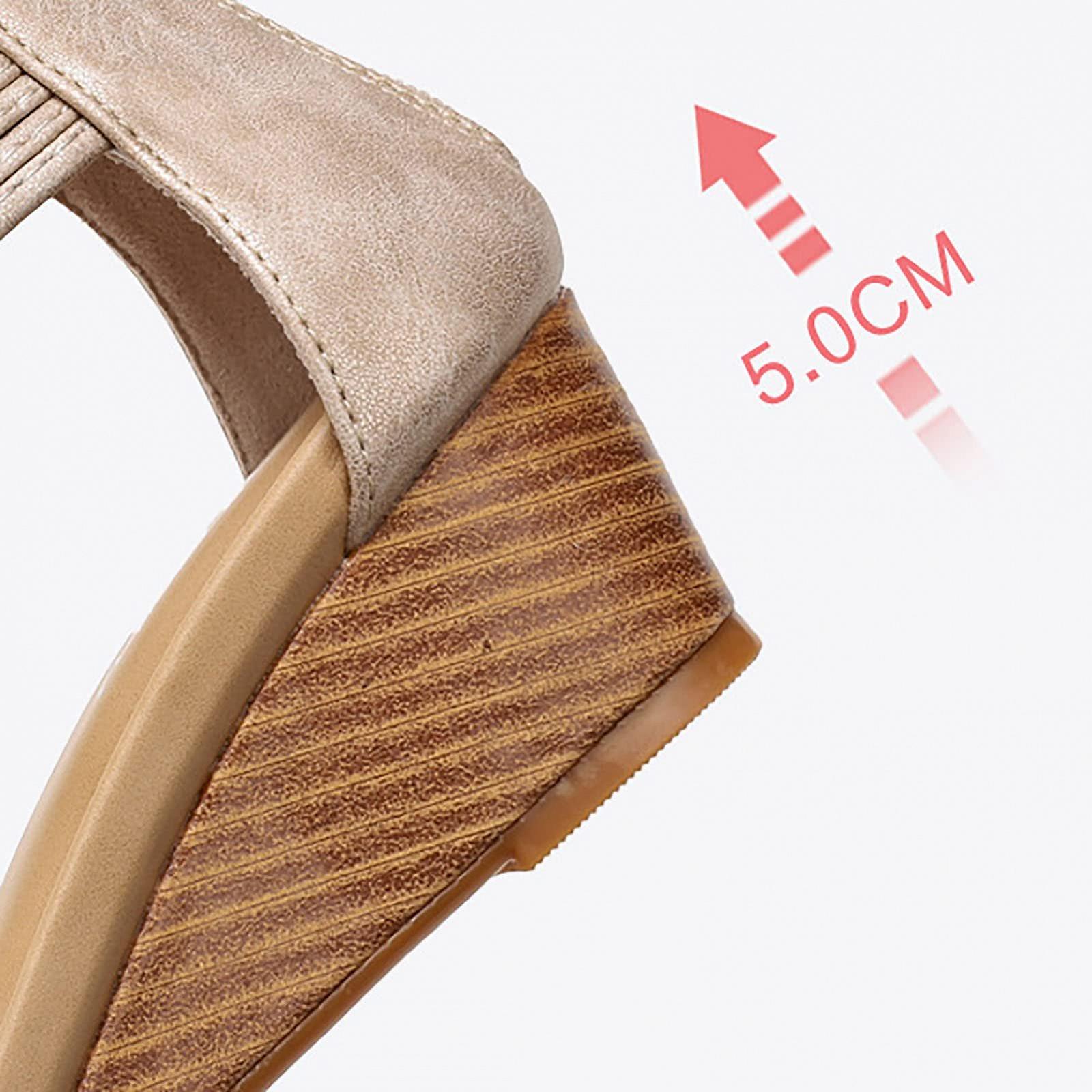 Босоножки на платформе Summer, Миндальный, фото №3 Босоножки на платформе Summer, Миндальный, фото №3