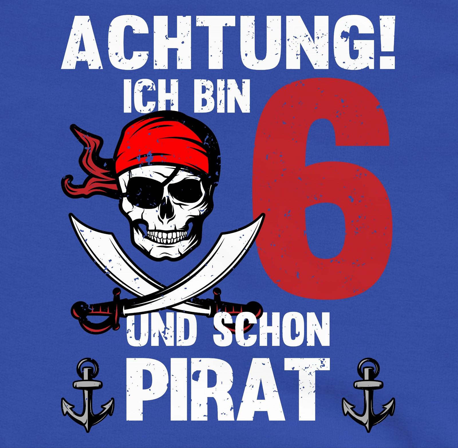 Світшот Дитячий для хлопчиків і дівчаток Shirtracer 6. - Увага, мені 6 і я вже пірат, фото №2 Світшот Дитячий для хлопчиків і дівчаток Shirtracer 6. - Увага, мені 6 і я вже пірат, фото №2