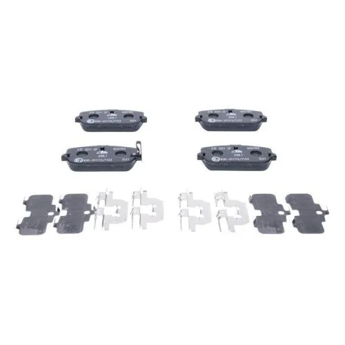 Комплект гальмівних колодок дискового гальма ATE 13.0460-5762.2 задня вісь для FIAT MAZDA, фото №2