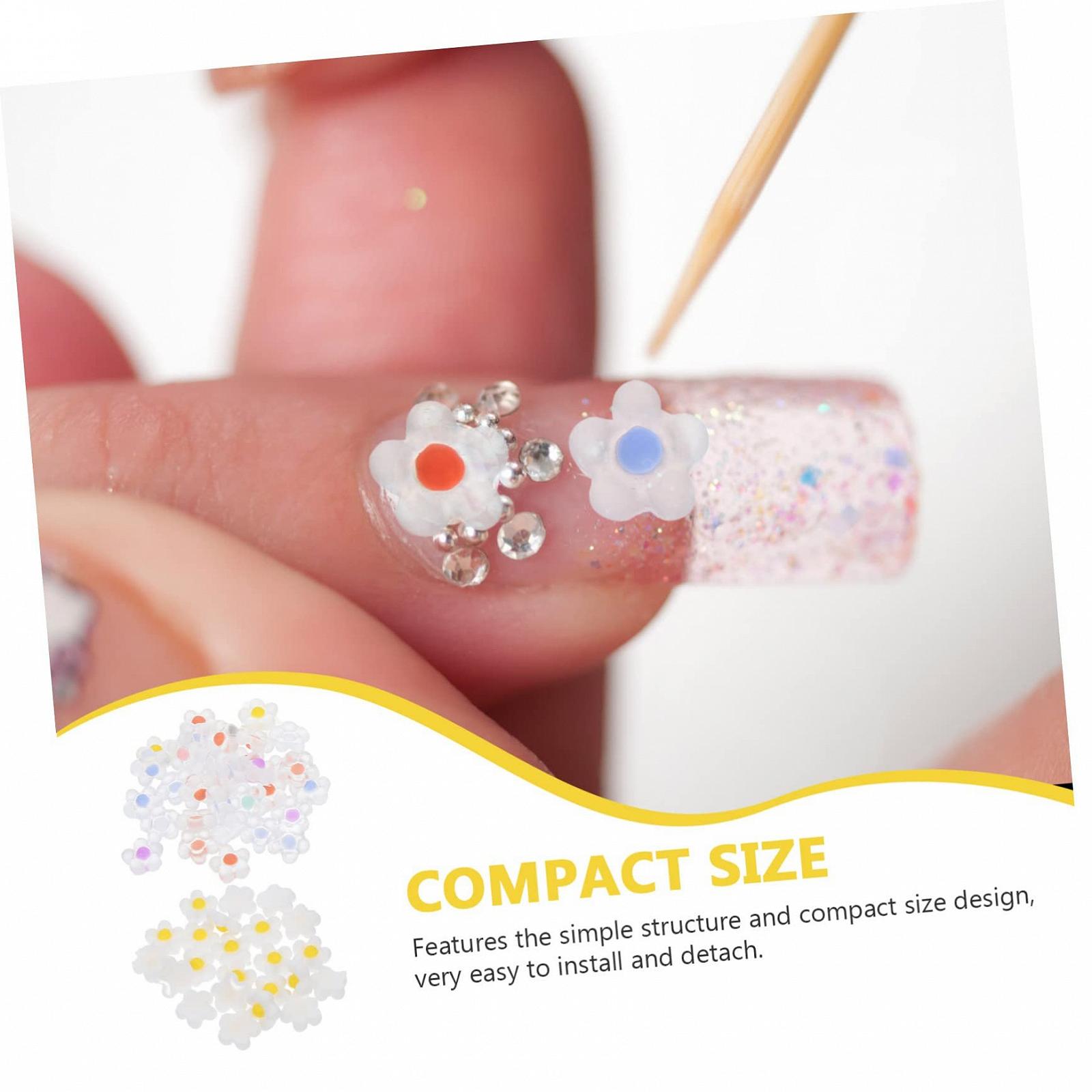 Наклейки для ногтей Einzigartige Nagel-look-blumen-nagel-kunst-aufkleber-abziehbilder из эпоксидной смолы для маникюра FRCOLOR 3 Набора 100 шт * 3, фото №2