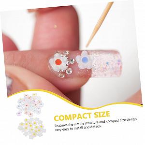 Наклейки для ногтей Einzigartige Nagel-look-blumen-nagel-kunst-aufkleber-abziehbilder из эпоксидной смолы для маникюра FRCOLOR 3 Набора 100 шт * 3 synthetic.ua - Фото 1