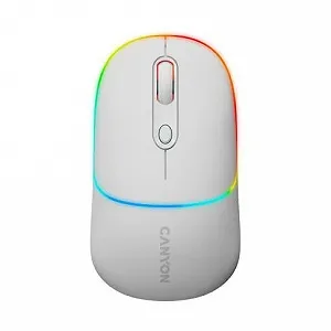 Купить Мышка Canyon MW-22 Dual Band RGB Wireless Snow White (CNS-CMSW22SW) - Фото 1 Мышка Canyon MW-22 Dual Band RGB Wireless Snow White (CNS-CMSW22SW) - Фото 1