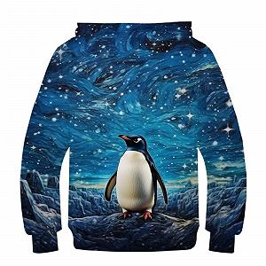 Дитяча толстовка з капюшоном HONGBING 3D-друк з кишенею-кенгуру synthetic.ua - Фото 1