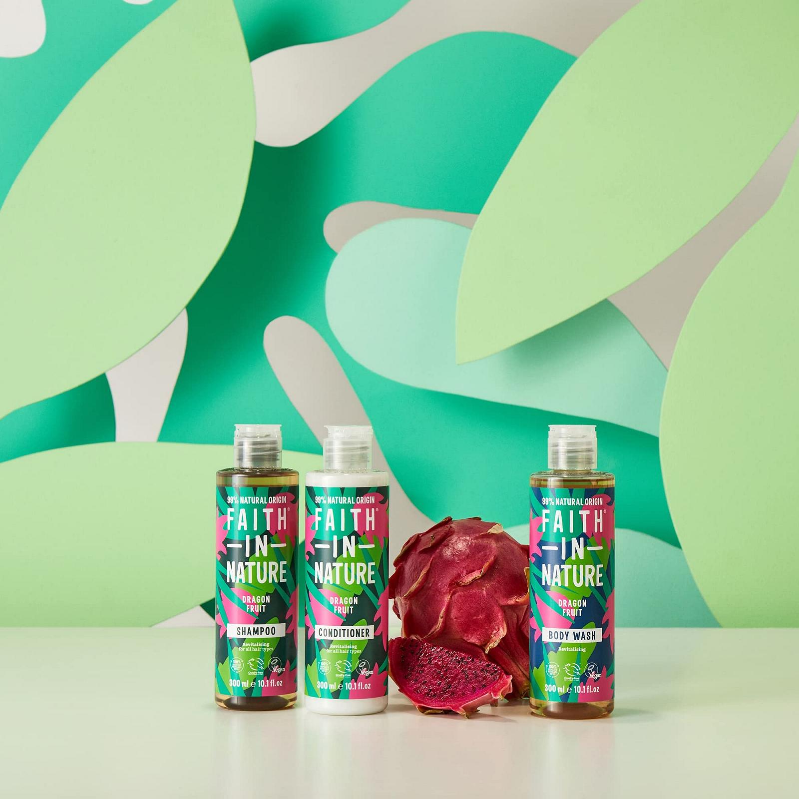 Гель для душу Faith In Nature Natural Dragon Fruit натуральний відновлювальний веганський 400 мл, фото №3