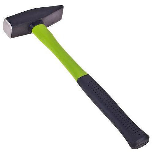 Молоток слесарный Alloid с ручкой из фибергласса 300 гр М-170300Ф, фото №1