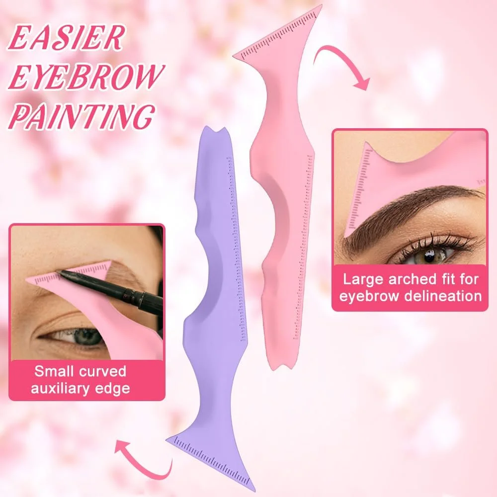 Трафареты Skytowards Набор Силиконовые Шаблоны для Макияжа, фото №5