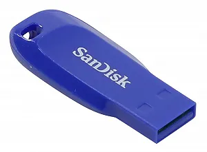 Купити USB-накопичувач SanDisk Cruzer Blade 32GB Electric Blue - Фото 1 USB-накопичувач SanDisk Cruzer Blade 32GB Electric Blue - Фото 1