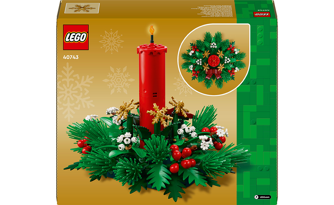 Конструктор Лего LEGO Seasonal Декор для рождественского стола 40743, фото №3