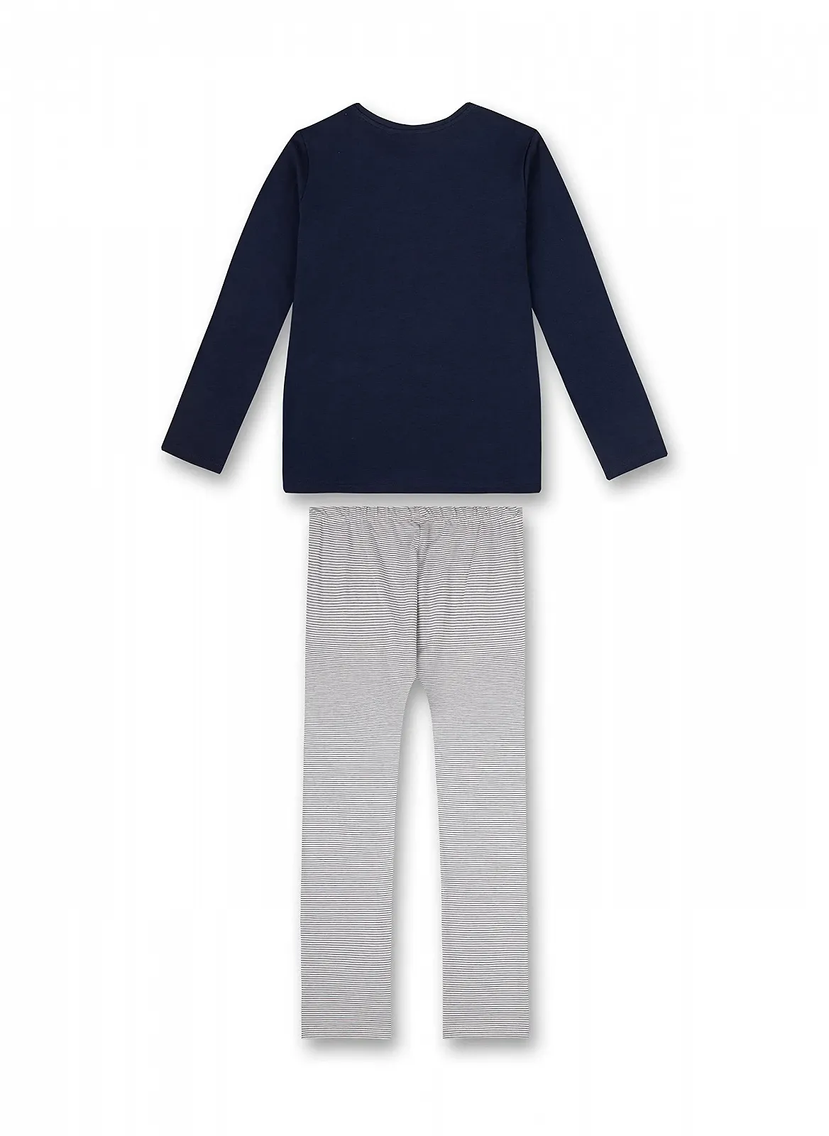 Піжама Sanetta для дівчат синій Комфортна піжама для дівчат Довгий набір, фото №2 Піжама Sanetta для дівчат синій Комфортна піжама для дівчат Довгий набір, фото №2