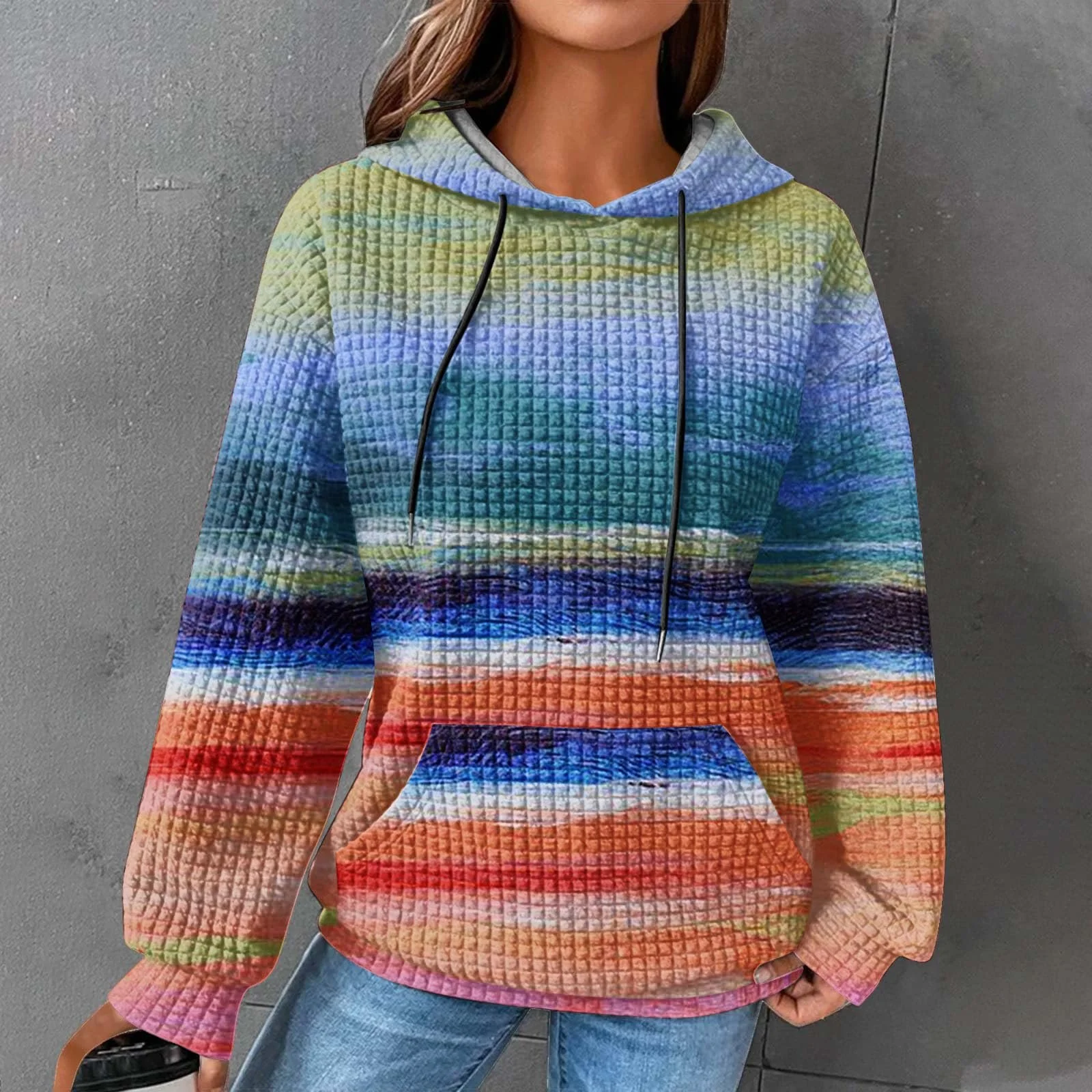 Жіноча толстовка з куліскою Висока якість, фото №2