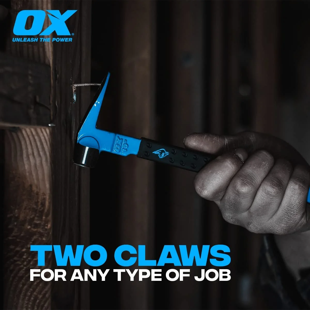 Ломик-гвоздодер OX Pro Series 250 мм закаленная головка нескользящая ручка многоцветный, фото №6