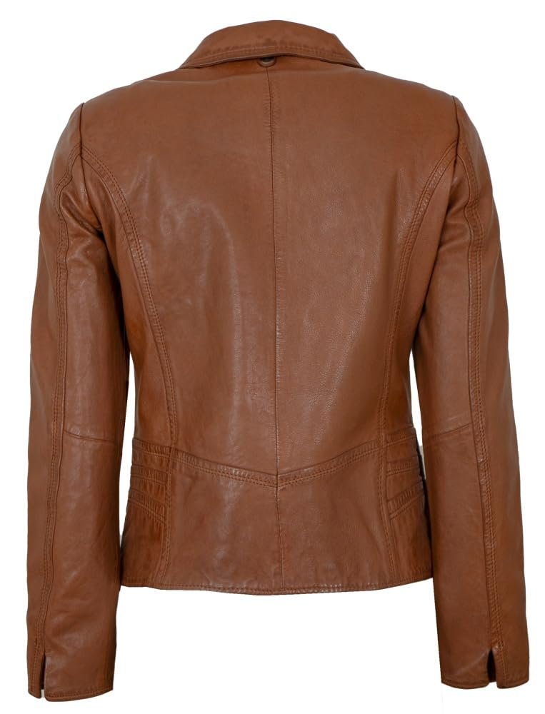 Кожаная куртка Gipsy by Mauritius Lamb Nappa Cognac, фото №3