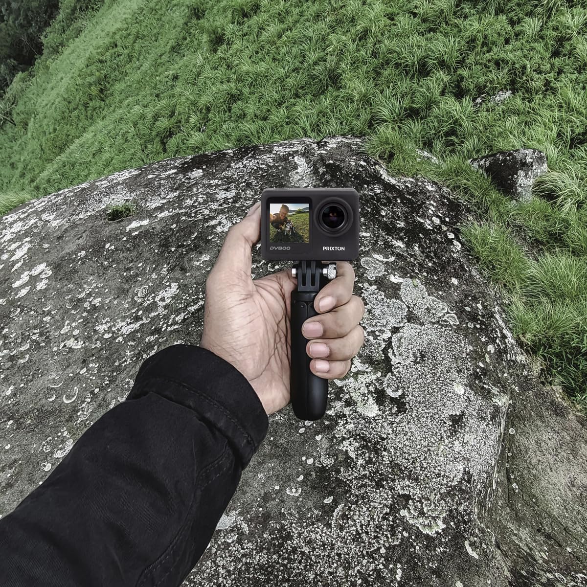 Камера PRIXTON DV800 Спортивная 5K Dual-Display WiFi мобильное приложение оптический стабилизатор, фото №6 Камера PRIXTON DV800 Спортивная 5K Dual-Display WiFi мобильное приложение оптический стабилизатор, фото №6