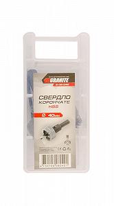 Свердло корончасте GRANITE HSS 40 мм 6-08-040 synthetic.ua - Фото 1
