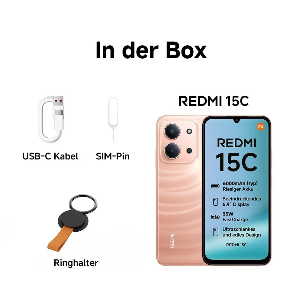 Смартфон Xiaomi Redmi 15C 4G 4/256GB Moonlight Blue, фото №5 Смартфон Xiaomi Redmi 15C 4G 4/256GB Moonlight Blue, фото №5
