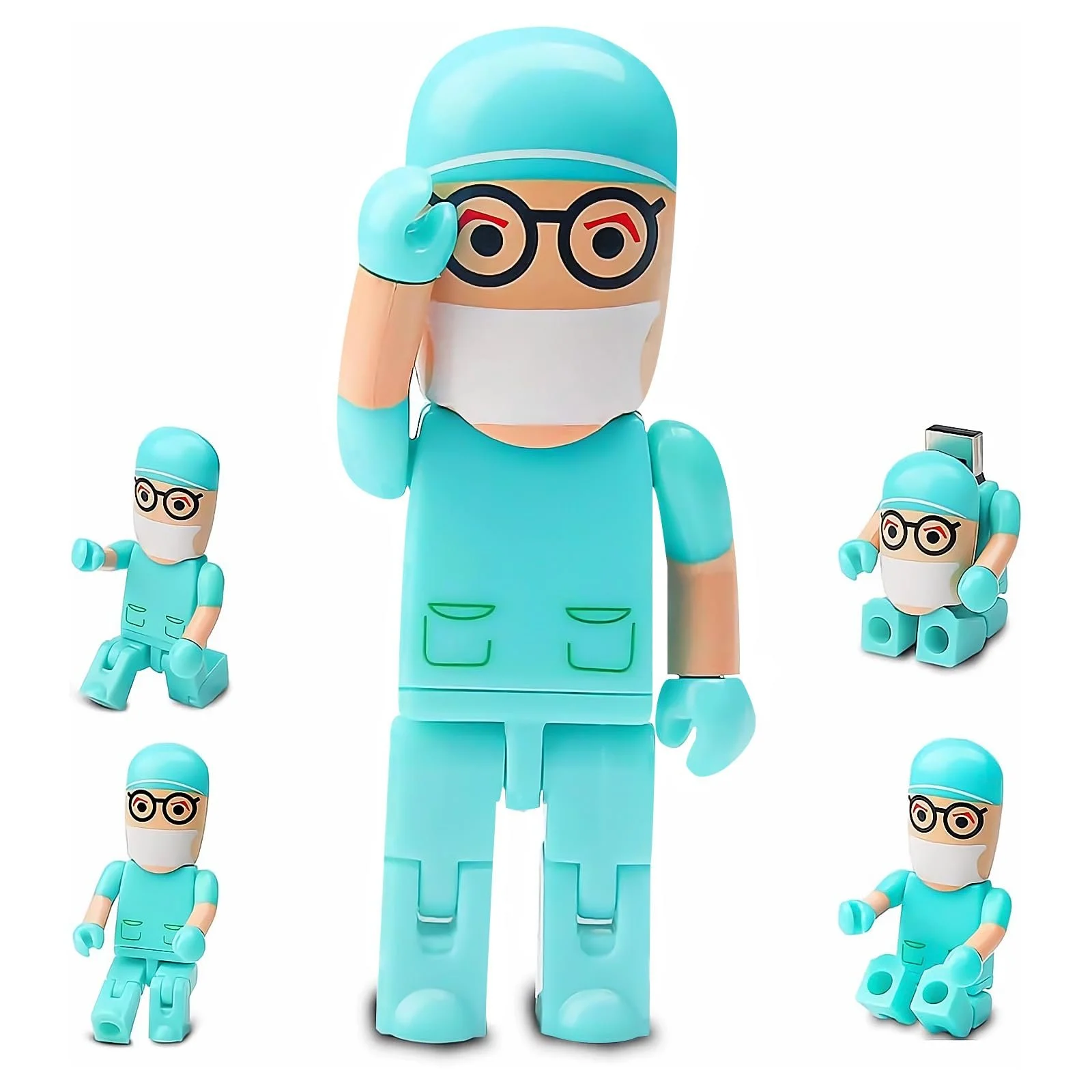 USB-флеш-накопичувач Cartoon Doctor 64GB USB 2.0 Green, фото №1 USB-флеш-накопичувач Cartoon Doctor 64GB USB 2.0 Green, фото №1