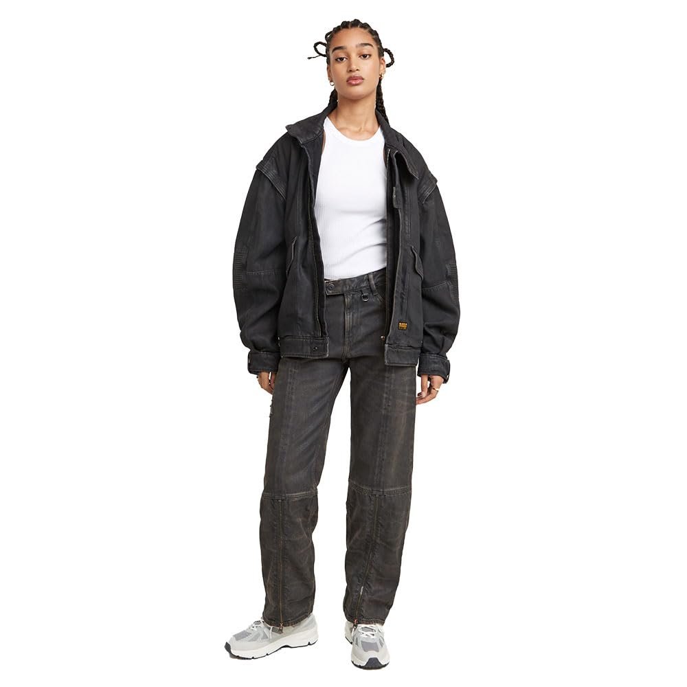 Джинсова куртка G-STAR Utility Biker жіноча, фото №4