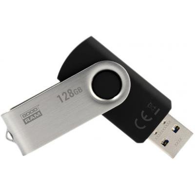 USB флеш-накопитель Goodram 128GB UTS3 Twister Black USB 3.0 UTS3-1280K0R11, фото №2
