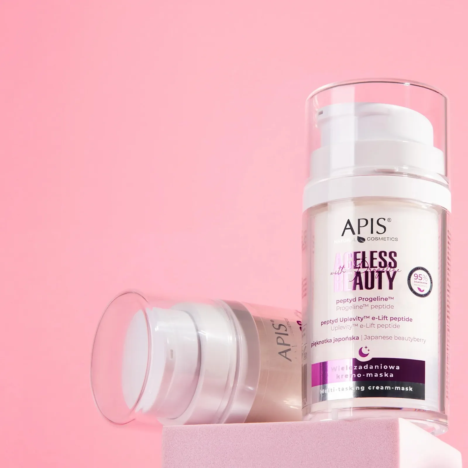 Денний гідрогель-крем Apis AGELESS BEAUTY з Progeline зволожувальний та регенерувальний з гіалуроновою кислотою та трояндовою водою 50 мл, фото №3 Денний гідрогель-крем Apis AGELESS BEAUTY з Progeline зволожувальний та регенерувальний з гіалуроновою кислотою та трояндовою водою 50 мл, фото №3