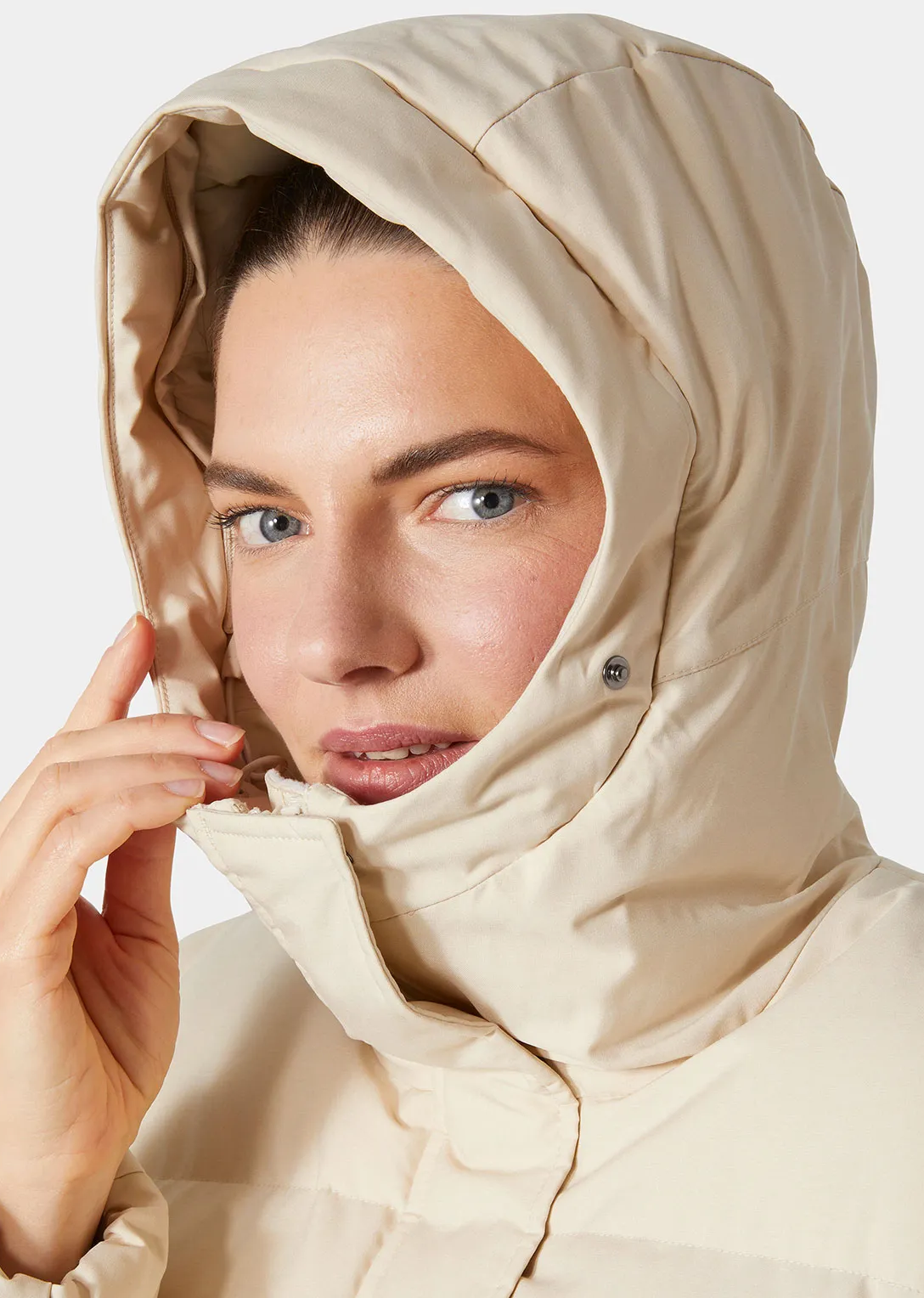 Парка W BLOSSOM PUFFY PARKA 53624-034 HELLY HANSEN Кремовий L, фото №3