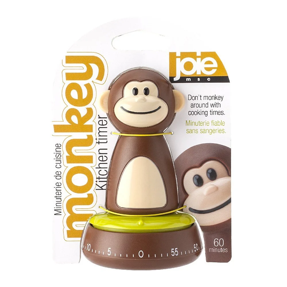 Кухонный таймер Joie Monkey Механический Коричневый/Бежевый 5 x 5 x 10 см, фото №2