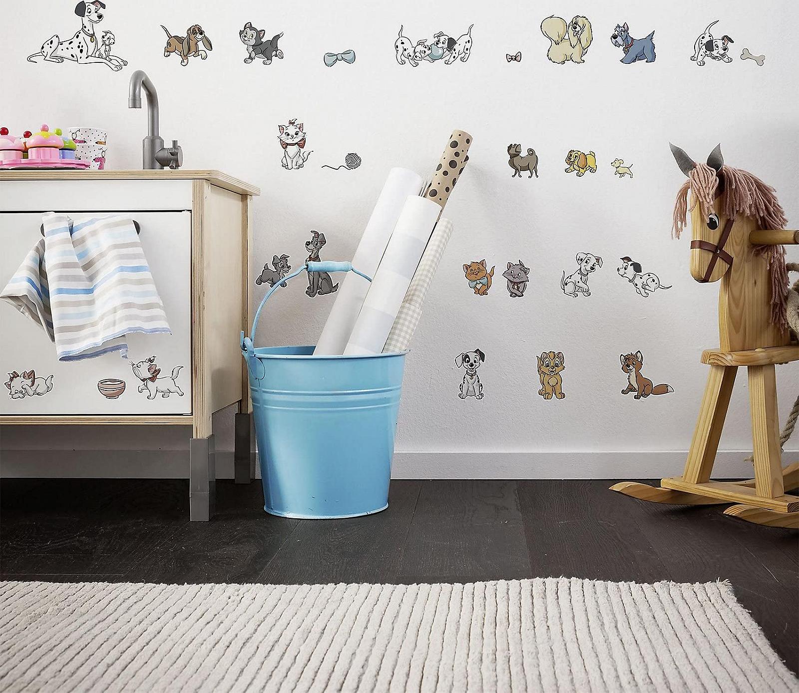 Наклейка на стену Komar Disney Cats and Dogs 50 x 70 см 27 шт., фото №2
