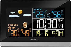 Метеостанція Techno Line WS6455 Чорний - Фото 1