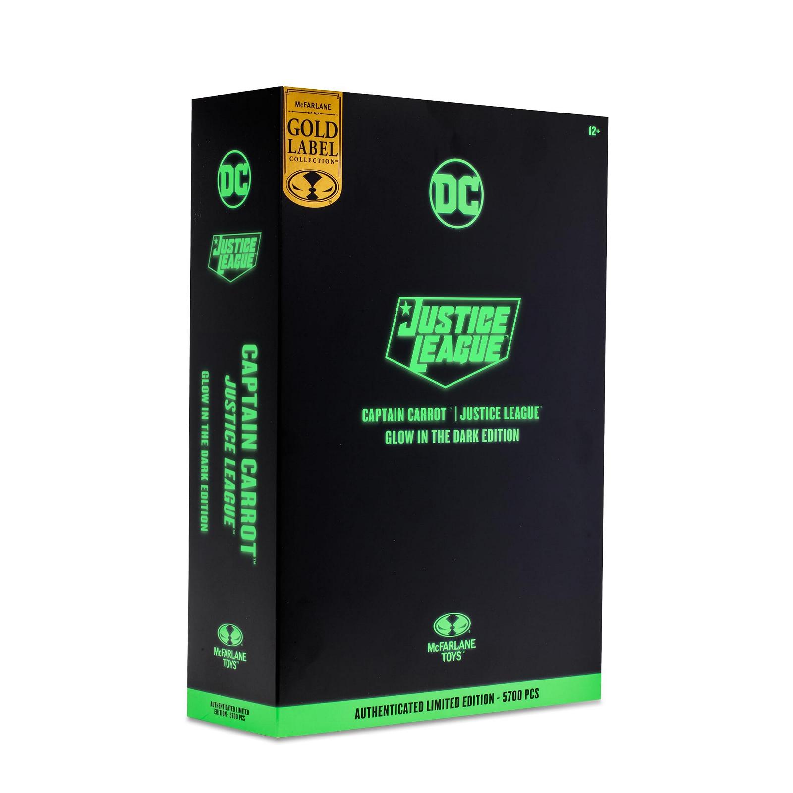 Экшн-фигурка DC Multiverse Капитан Морковь (Justice League Incarnate) Glow In The Dark Edition (Gold Label) 18 см, фото №10