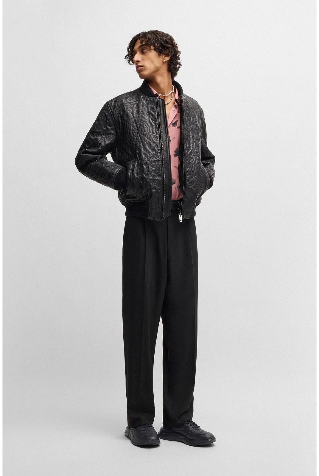 Кроссовки HUGO Leon Runn из различных материалов с монограммами и подошвой EVA, фото №3 Кроссовки HUGO Leon Runn из различных материалов с монограммами и подошвой EVA, фото №3