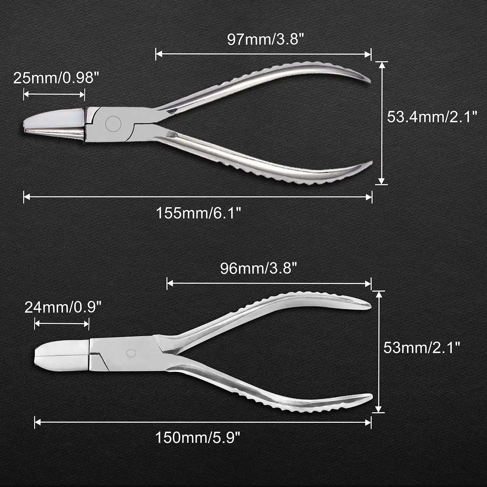 Круглогубцы LEONTOOL с нейлоновыми губками для очков с отверткой для ремонта очков, фото №6