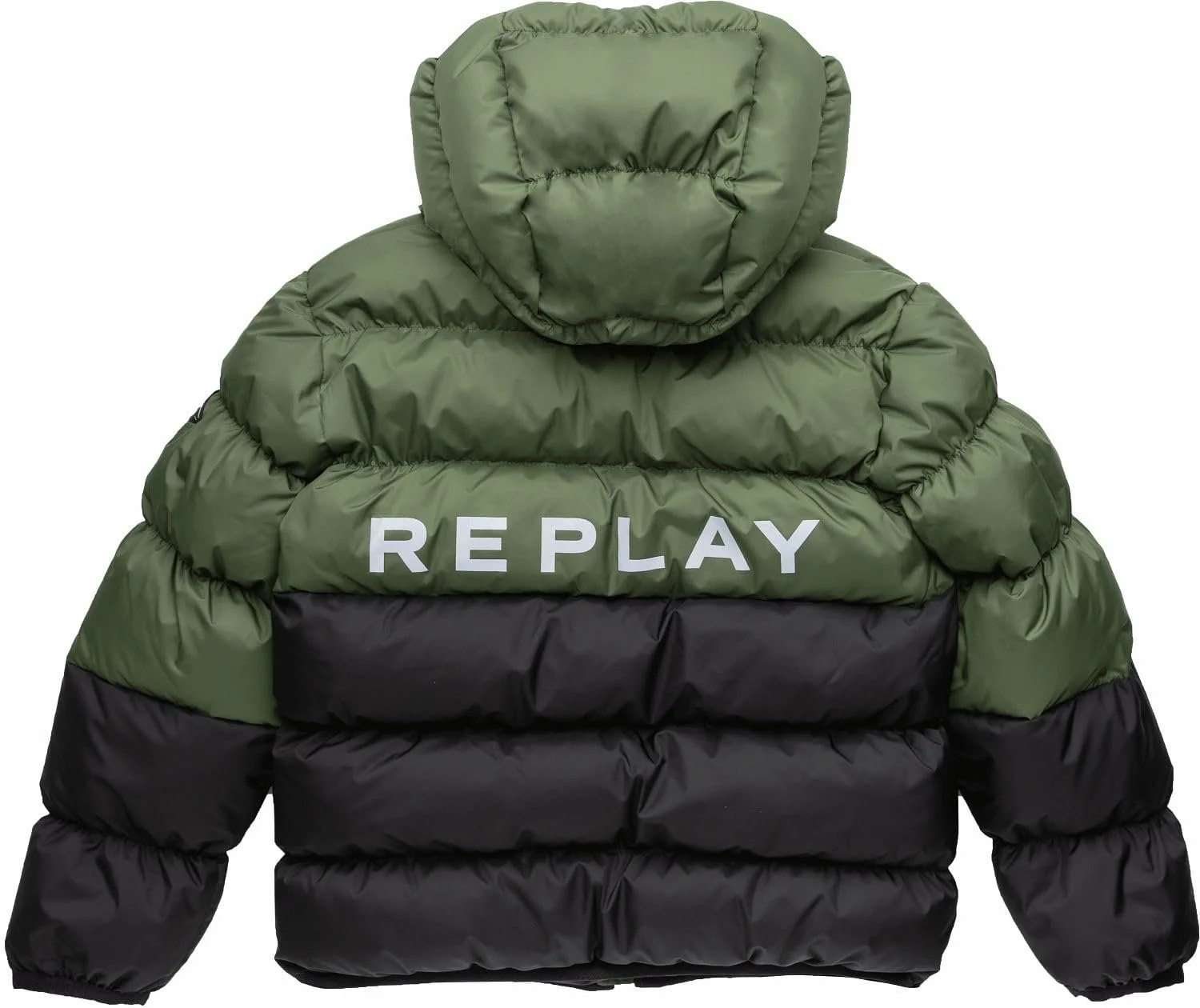 Куртка Replay для хлопчиків стьобана з капюшоном, фото №2