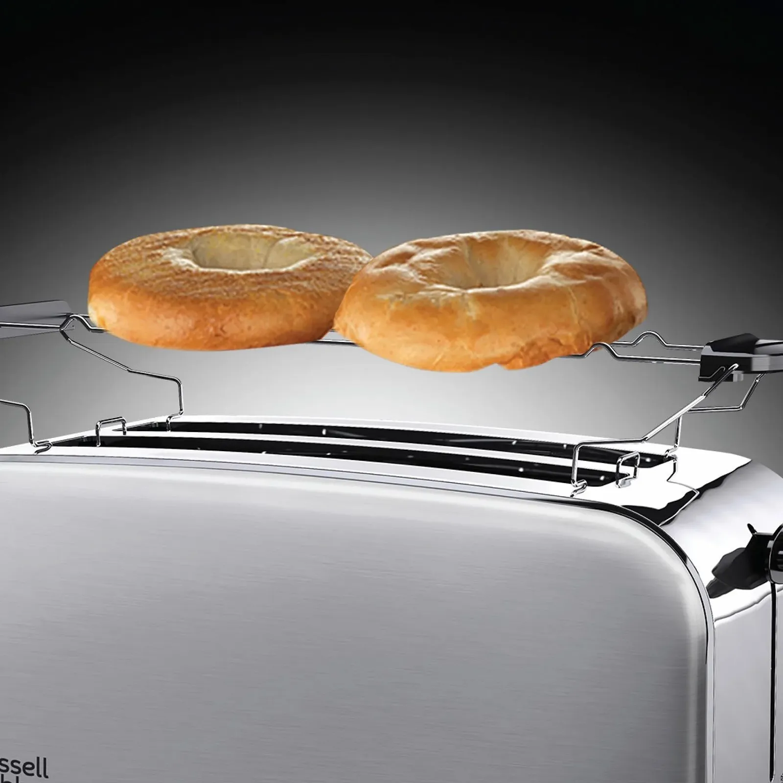 Тостер Russell Hobbs Adventure 2 слоти, довгий слот, вкл. насадку для булочок, 6 регульованих рівнів підсмажування + функція розморожування, 1600 Вт, 23610-56, фото №2