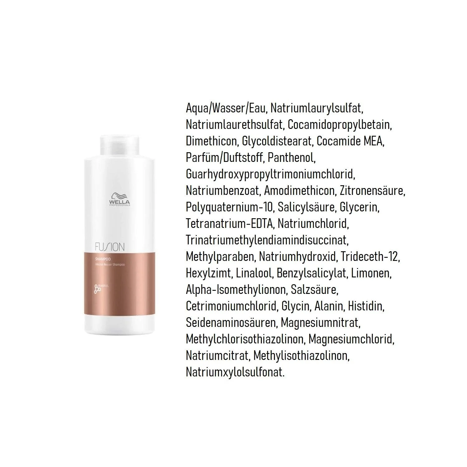 Шампунь Wella Professionals Fusion Intense Repair для глубокой очистки и ухода за поврежденными волосами для облегчения расчесывания, фото №6 Шампунь Wella Professionals Fusion Intense Repair для глубокой очистки и ухода за поврежденными волосами для облегчения расчесывания, фото №6