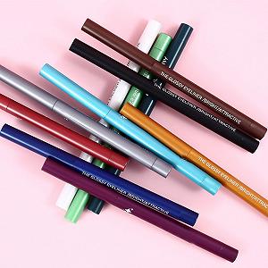 Набір для підводки очей Qumiuu Glitzer Eyeliner Set 12 кольорів матова synthetic.ua - Фото 1