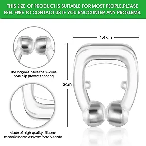 Кліпса проти хропіння 5шт/набір Силіконова synthetic.ua - Фото 1