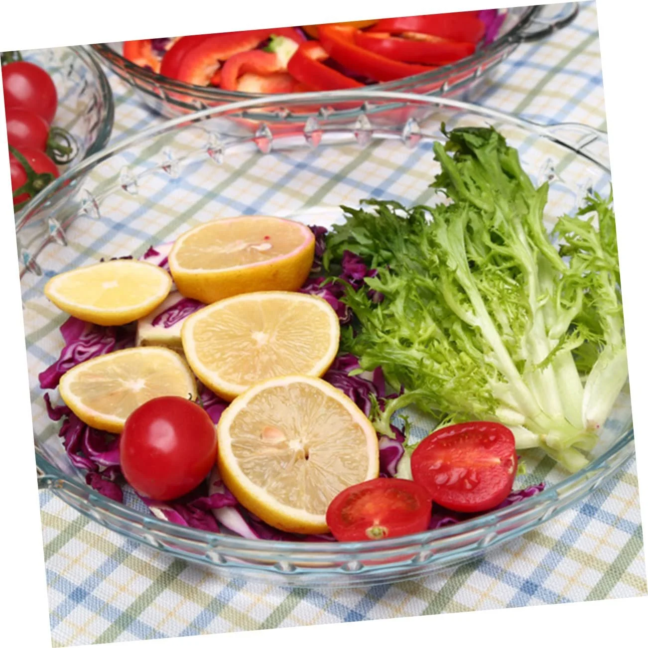 Форма для запекания Стеклянная Круглая Термостойкая Прозрачная, фото №6 Форма для запекания Стеклянная Круглая Термостойкая Прозрачная, фото №6