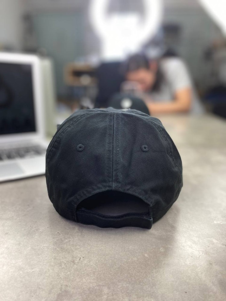 Кепка черная Balenciaga Black Be Different gu582, фото №5