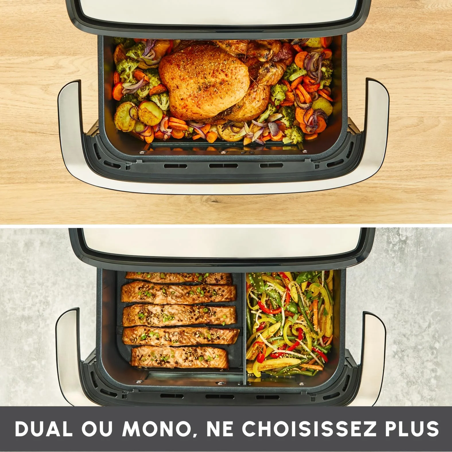 Мультипіч Moulinex Dual Easy Fry Flex EZ9228F0 9 л 7 програм Black, фото №3 Мультипіч Moulinex Dual Easy Fry Flex EZ9228F0 9 л 7 програм Black, фото №3