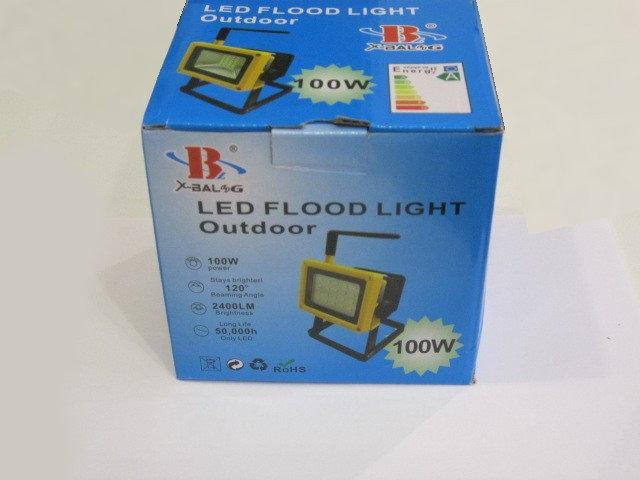 Фонарик ручной прожектор Bailong BL-204 100W от 3x18650 со стробоскопом сети 220В и прикуривателя, фото №7