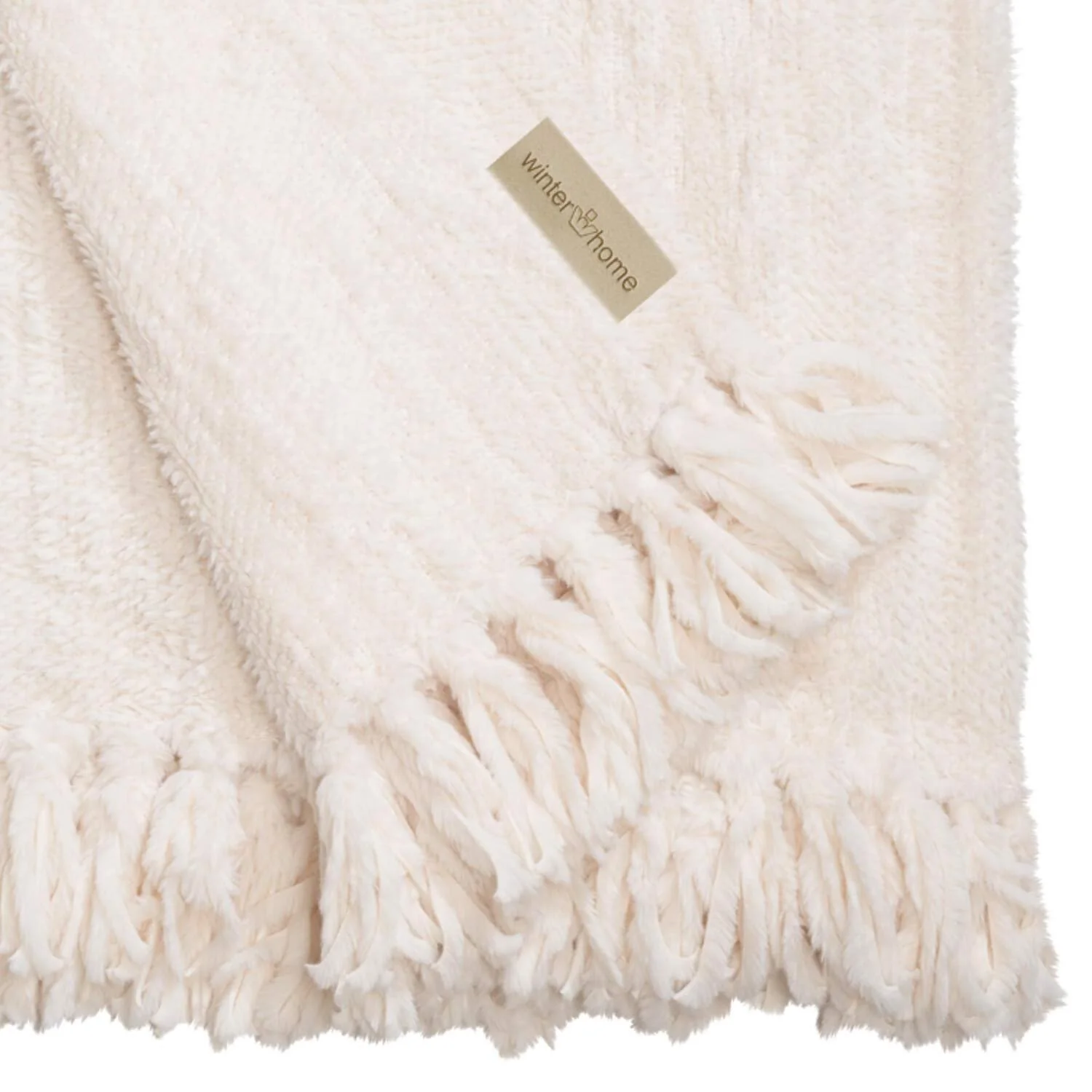 Плед Winterhome Alpine Yak Ivory Искусственный мех 130 x 180 см, фото №3