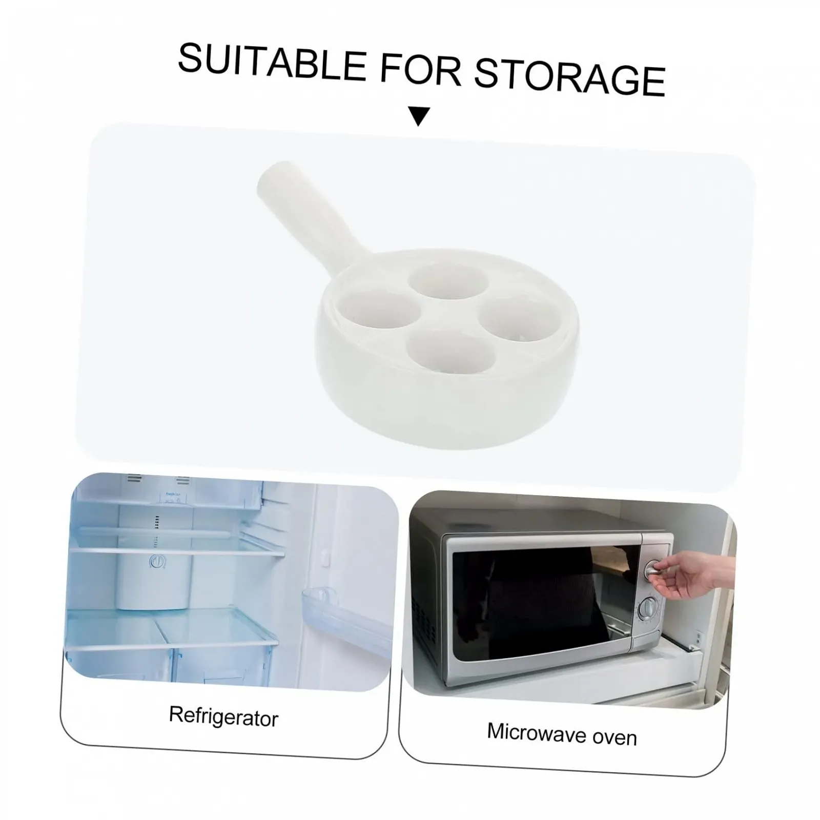 Форма для улиток TOYANDONA керамическая с эргономичной ручкой термостойкая с несколькими ячейками для морепродуктов, фото №3