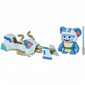 Фігурка Star Wars Nubs та Speeder Bike, масштаб: 10 см, фігурка та транспортний засіб - Фото 1