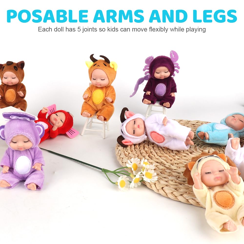 Набор кукол JOAASU, 12 шт, Мини, фото №6 Набор кукол JOAASU, 12 шт, Мини, фото №6