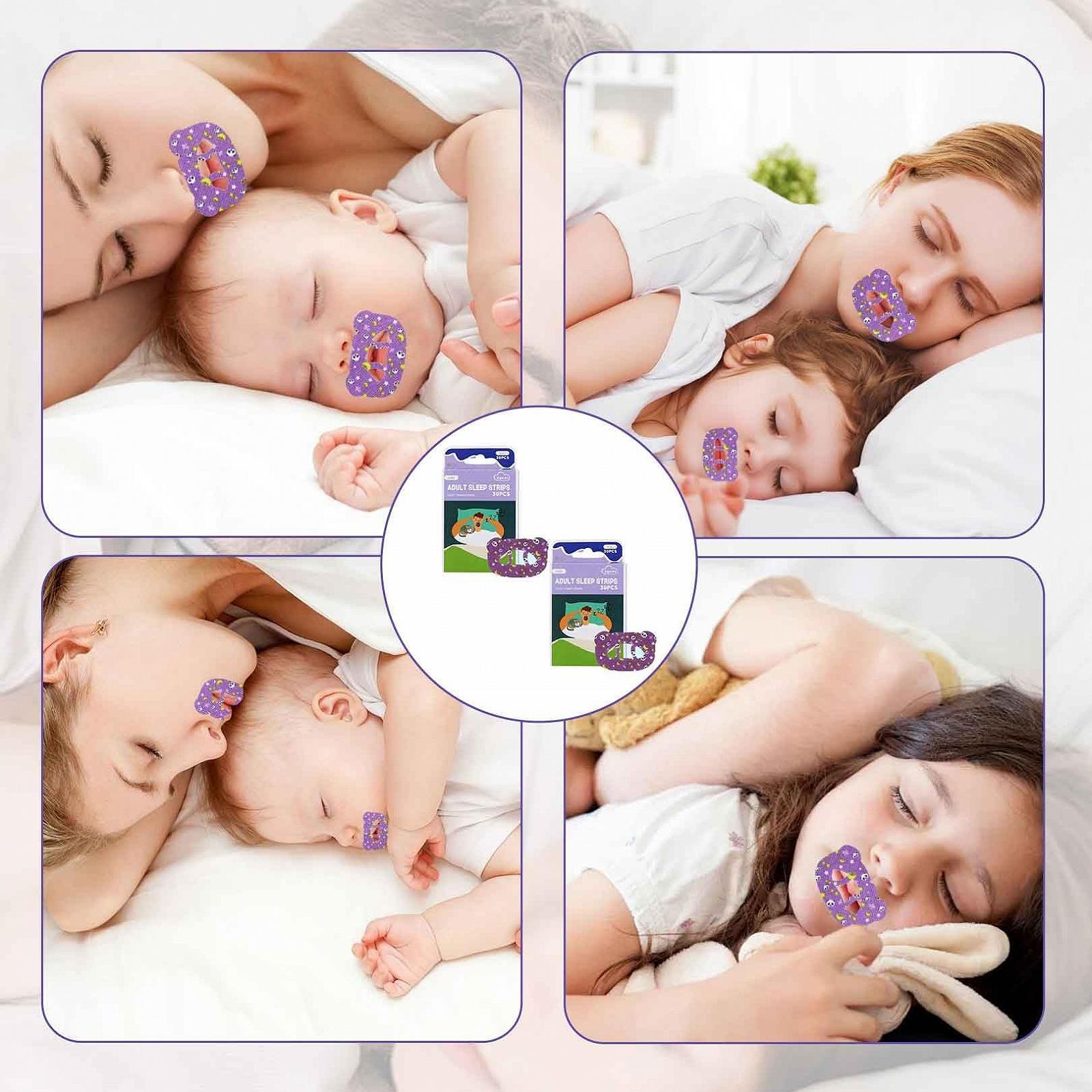 Смужки для рота для сну, 60 шт., пластир від хропіння, фото №7