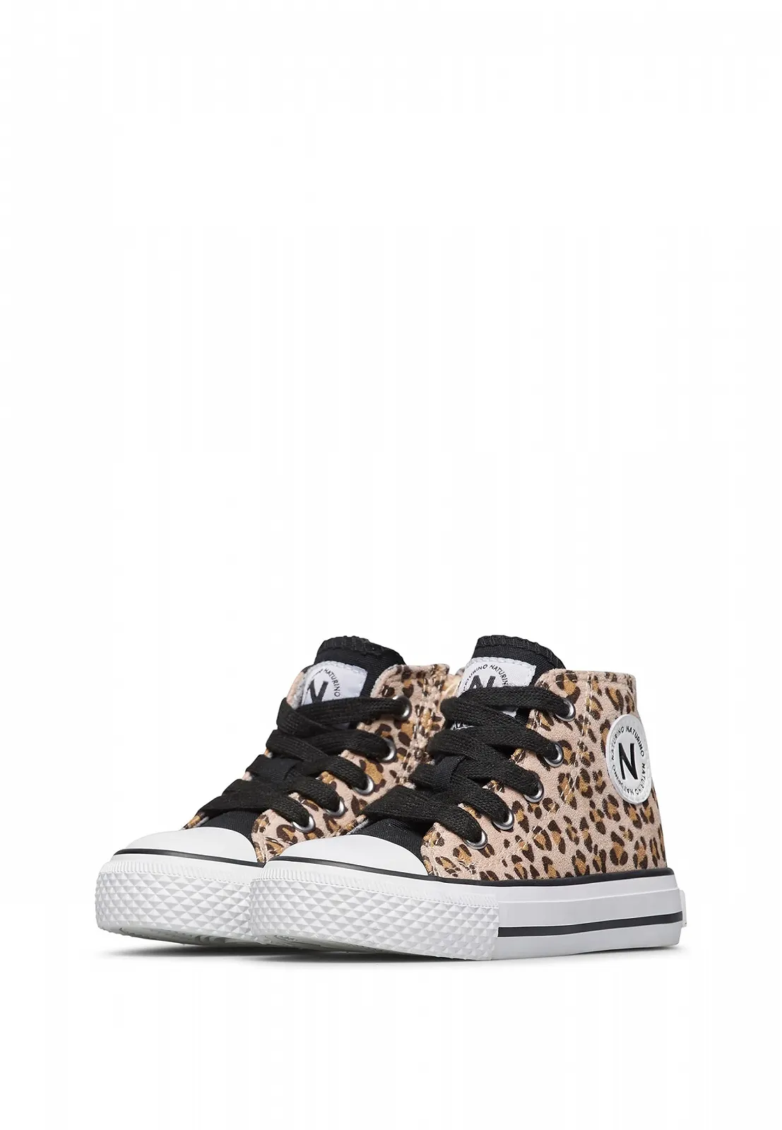 Кеды Naturino Ткань с леопардовым принтом, фото №3