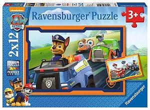 Пазл Ravensburger PAW PATROL В дії 2x12 деталей - Фото 1